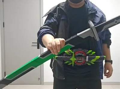 PXX Luminous Sword Modification for Kamen Rider General Form Mushen no Yaiba Modification Parts