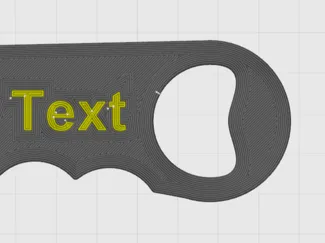 Bottle Opener with Text