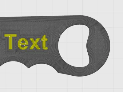 Bottle Opener with Text