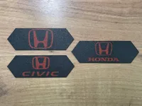 insert Honda 3pcs - 3 plates (2 colors)