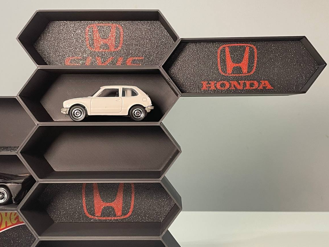 Honda logo for the 1/64 scale car box Honda Civic