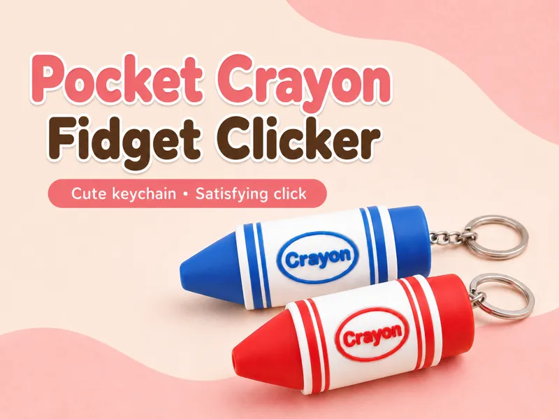 Pocket Crayon Fidget Clicker
