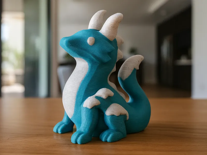 Cute Water Dragon – Low-Poly Ocean Friend!