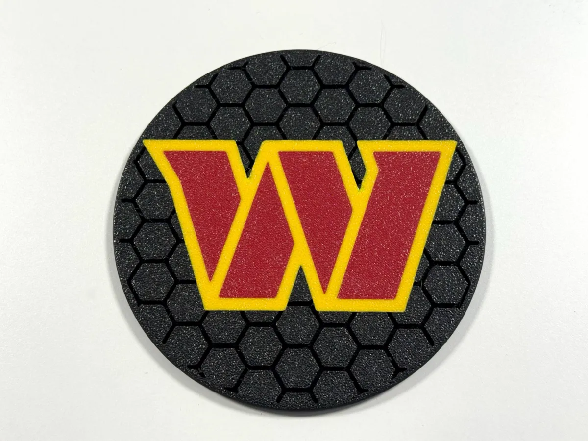Washington Commanders Hex Coaster by Viper7Gamer MakerWorld: Download ...