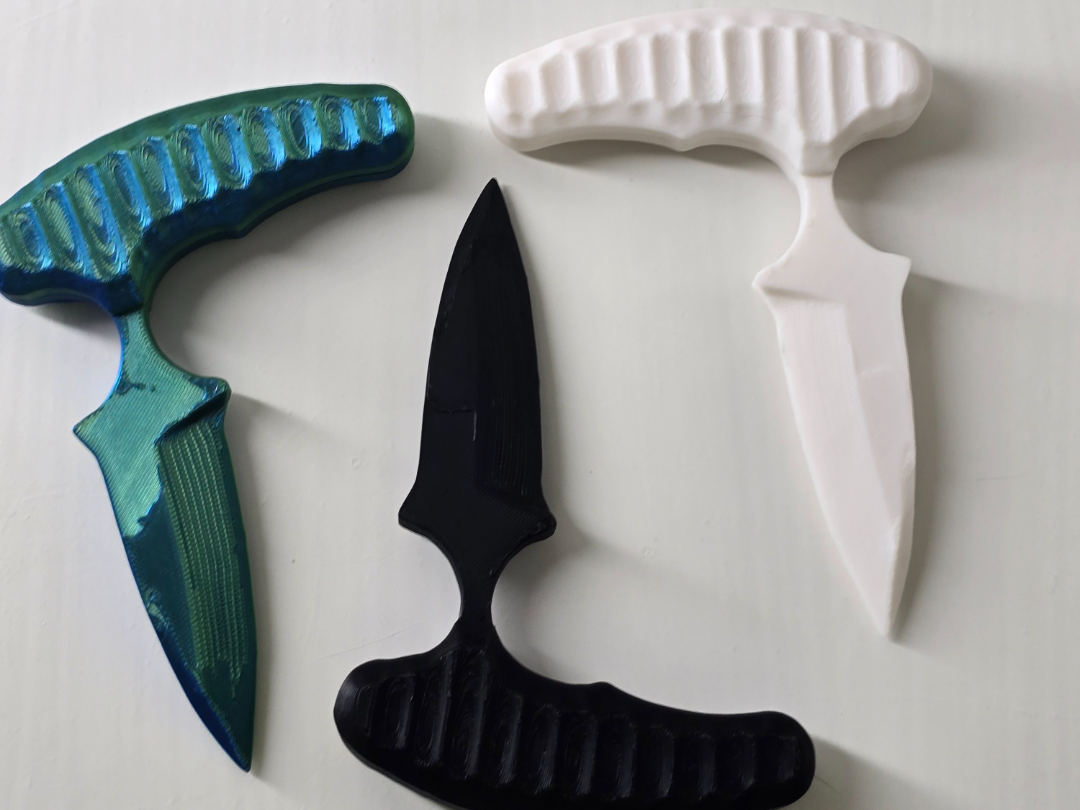 push dagger prop cosplay 