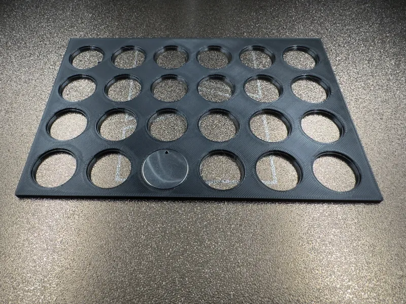 Laser Grid für 23mm Durchmesser Edelstahlplaketten