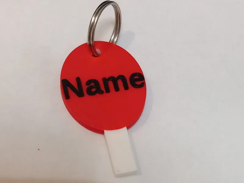 Tabletennis Keychain