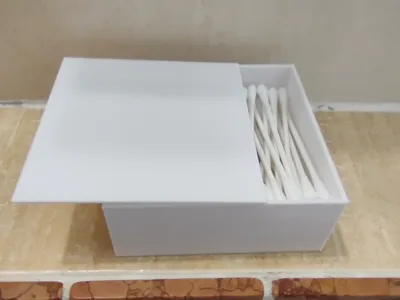 Minimalist Cotton Swab Box - High Precision Fit