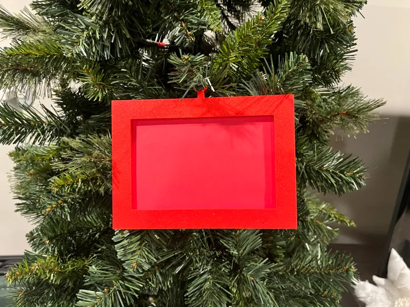 4x6 Picture Frame Christmas Ornament