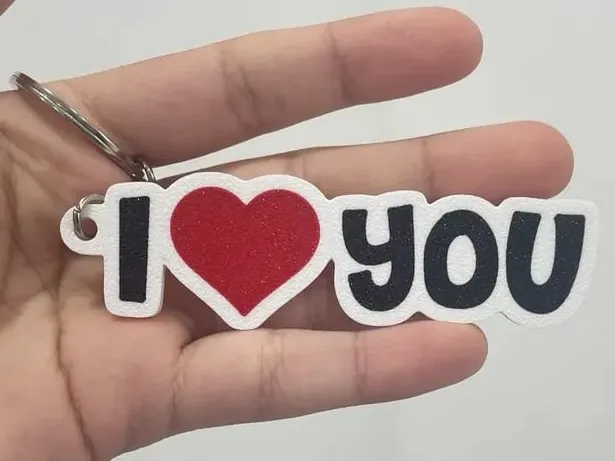 Schlüsselanhänger, I love you