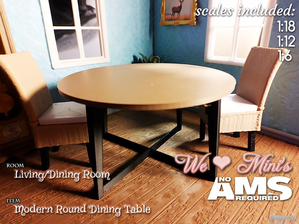 WLM - Modern Round Dining Table
