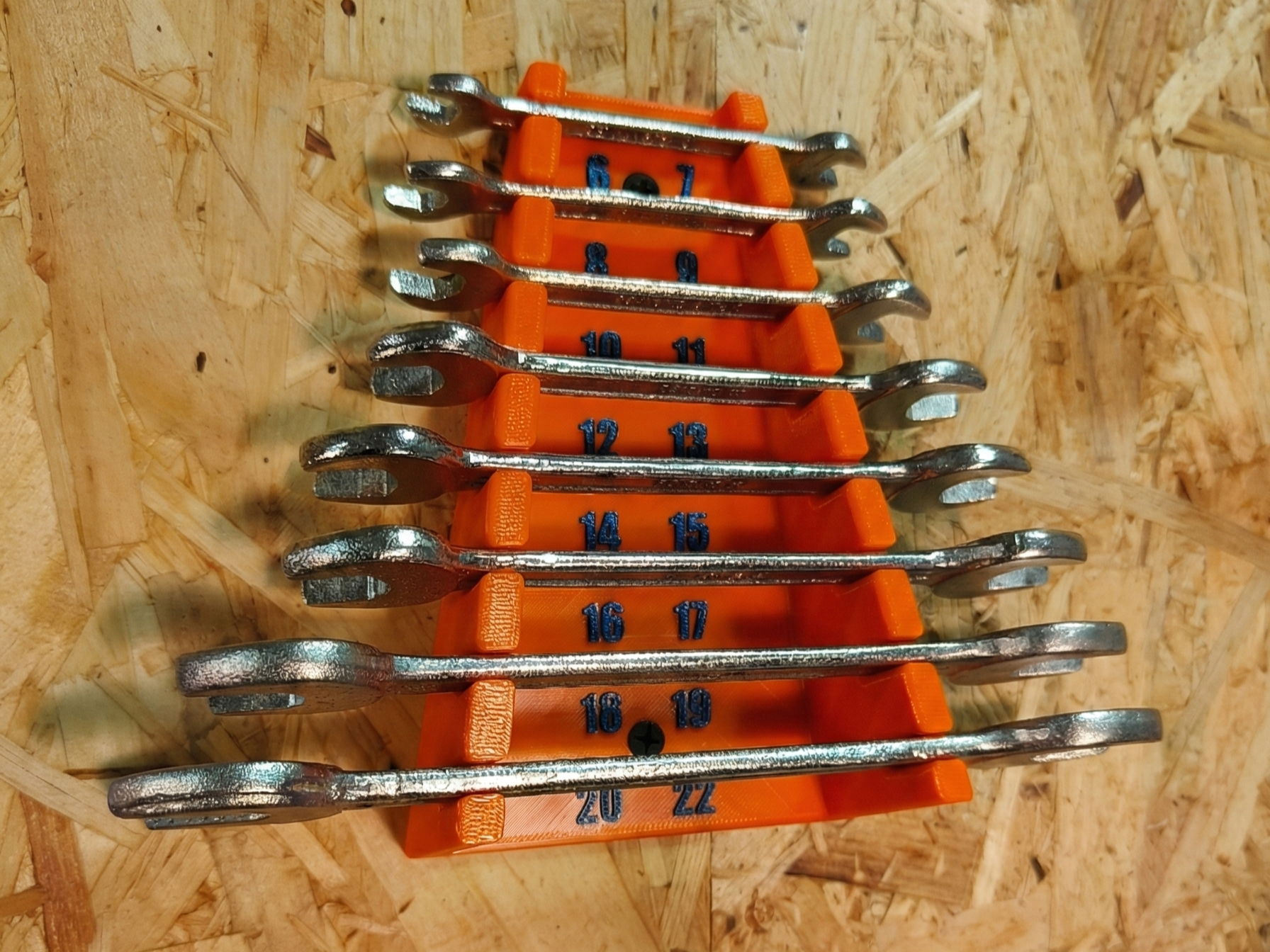 Wrench Organizer 6-22mm / Organizador Llaves Fijas