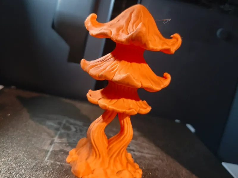Ethereal Twisted Mushroom