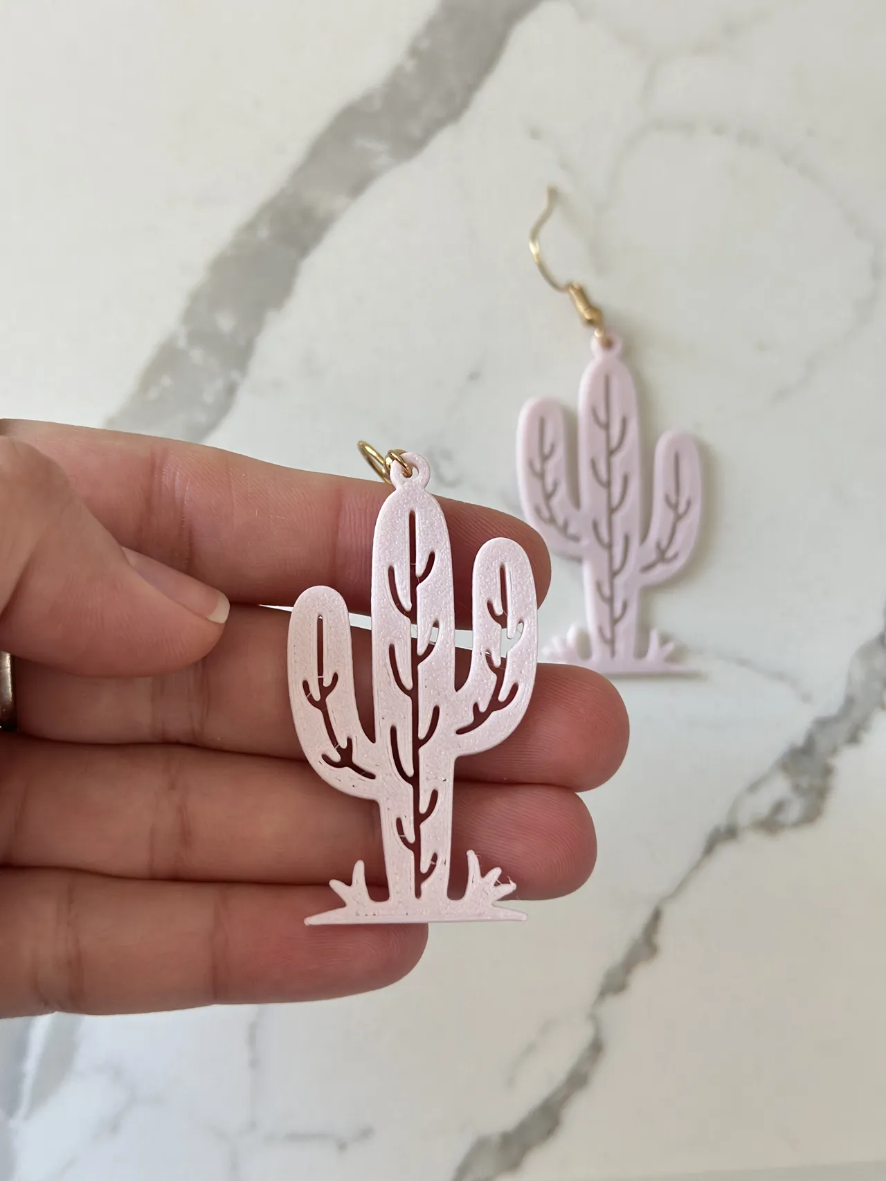 Cactus Earrings view 2