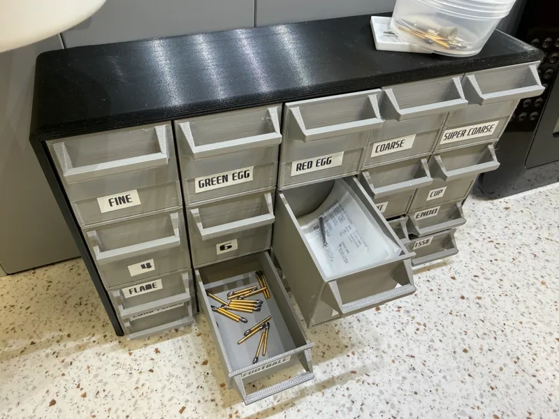 Dental Bur Drawer for Henry Schein Packs