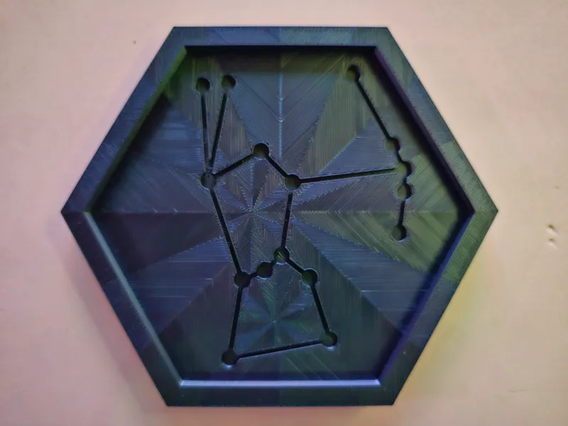 Orion Constellation Hexagon Coaster