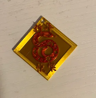 Year of the Snake keychain