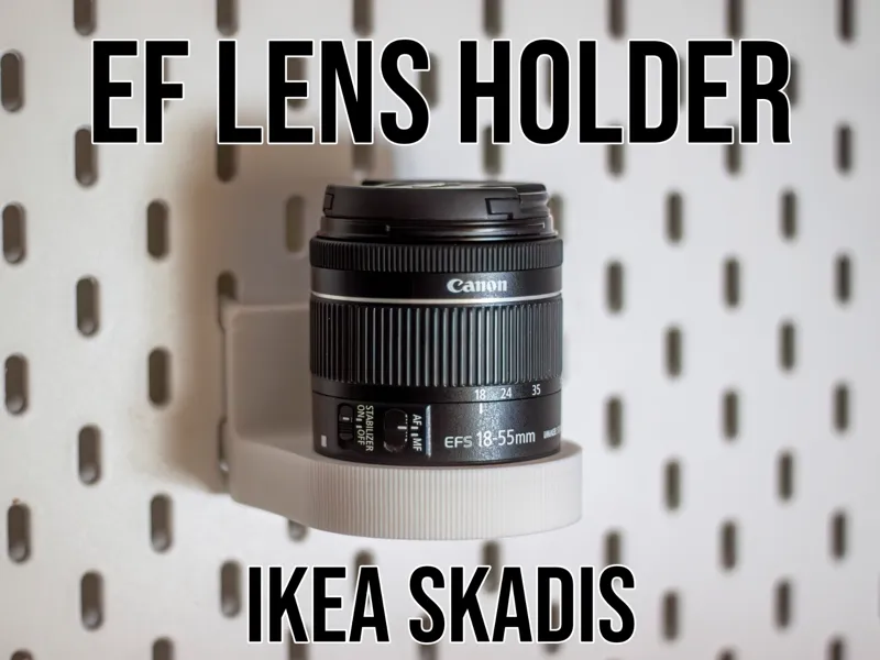 EF Lens Holder for Ikea SKADIS