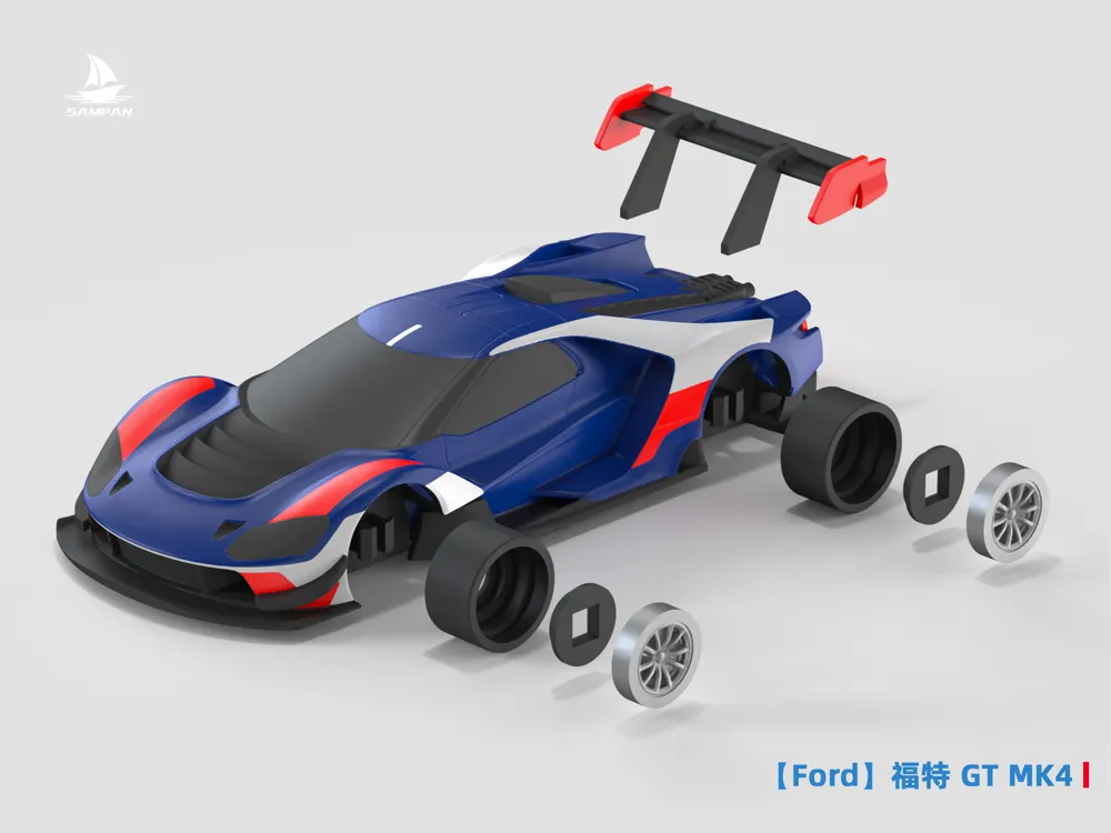 Ford】Ford GT Mk IV Racing Supercar Champion Car 2023 Replica
