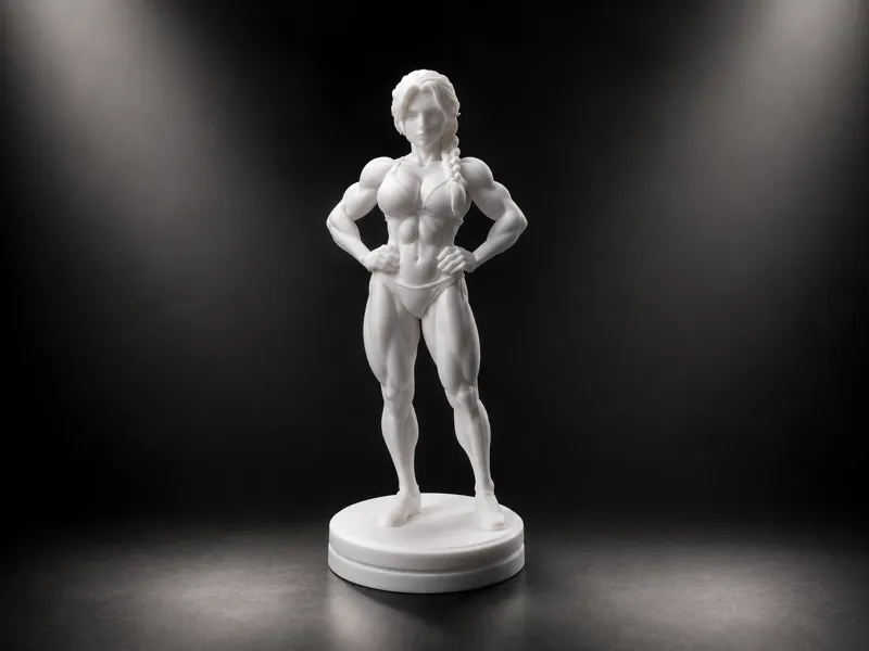 Titan Valkyrie – Muscular Anime Warrior Statue