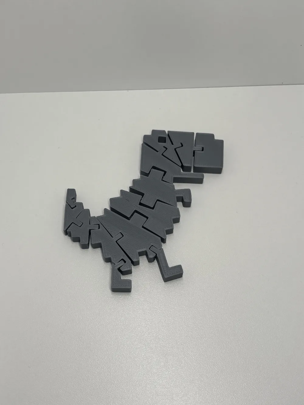 Flexi Chrome Dino - Free 3D Print Model - MakerWorld