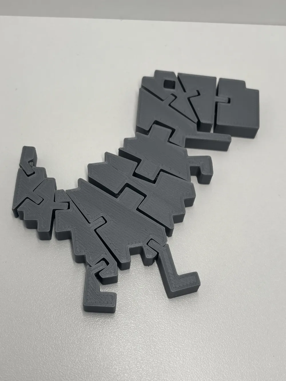 Flexi Chrome Dino - Free 3D Print Model - MakerWorld