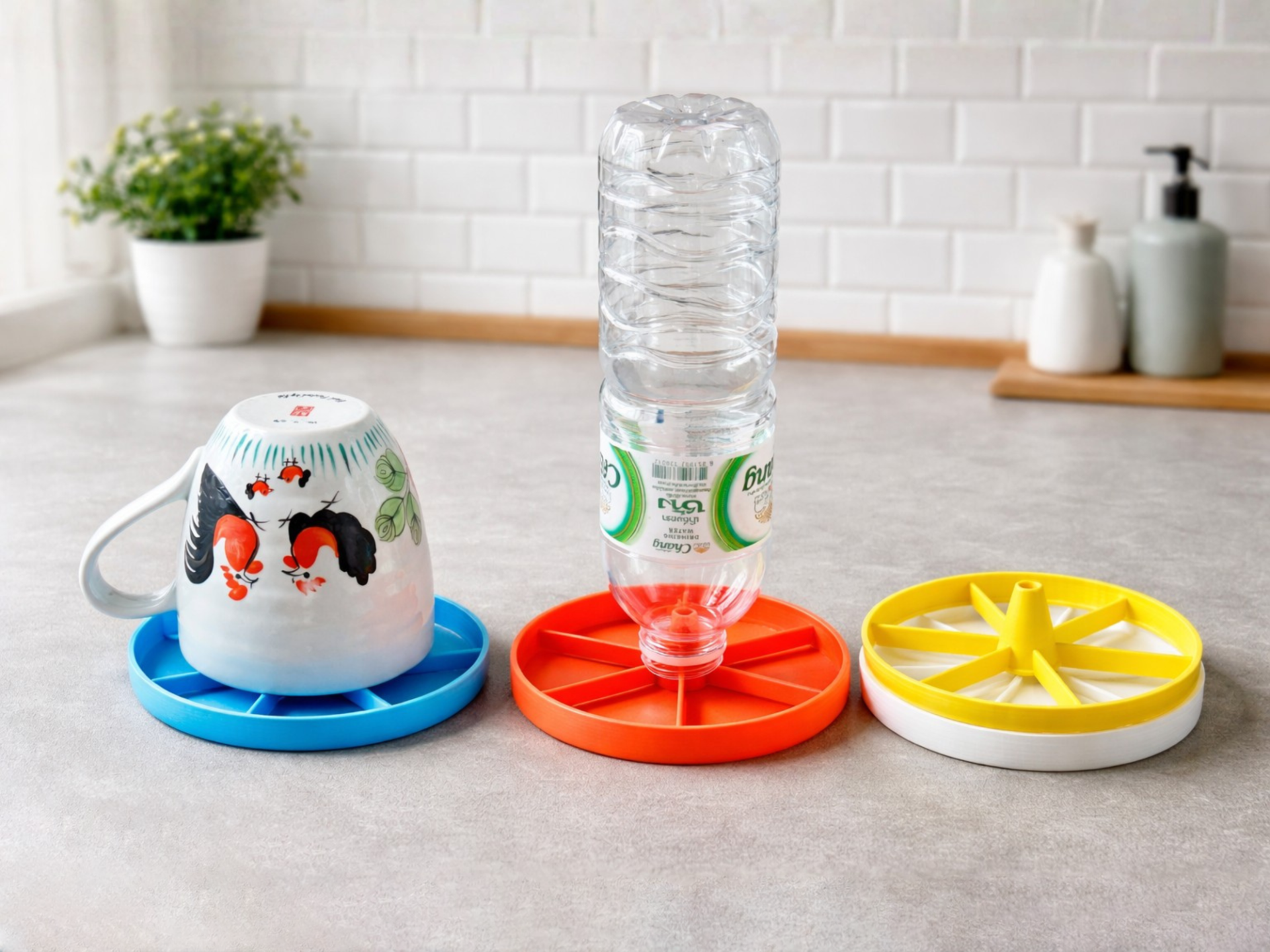 Stackable Bottle, Cup & Mug Drying Base