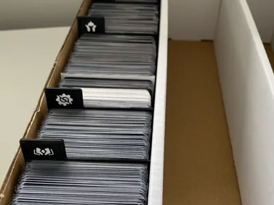 TCG Card Divider - Customizable Label