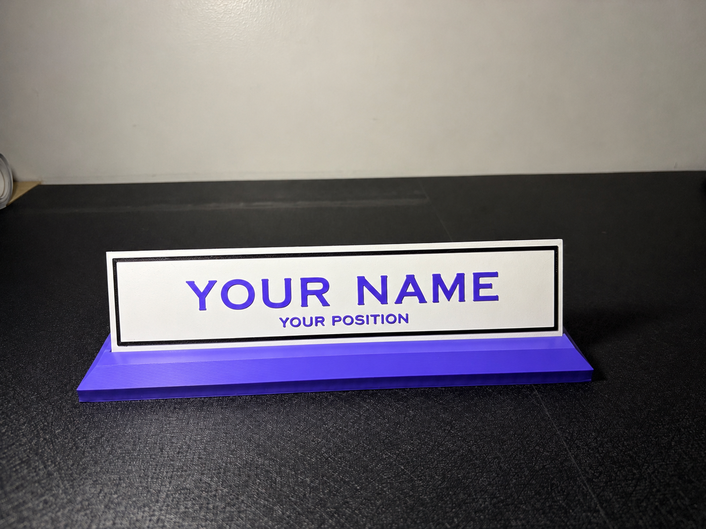Customizable Table Desk Name  