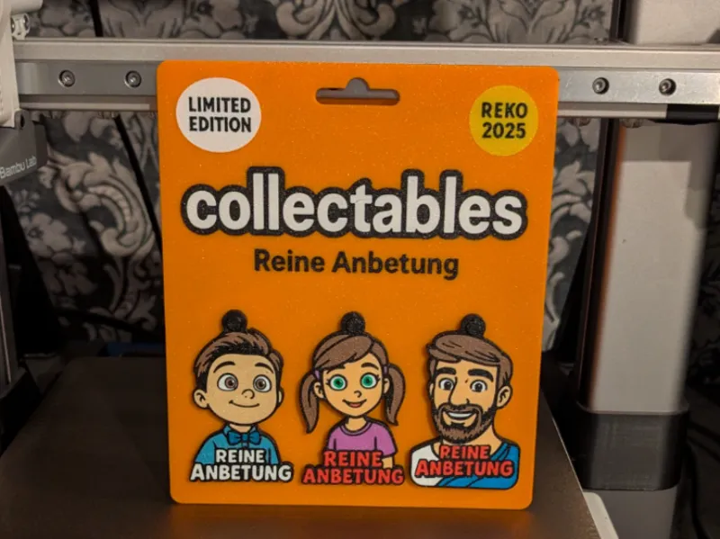 Sammelplatte für Reko 2025 Schlüsselanhänger