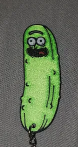 Pickle Rick Keychain