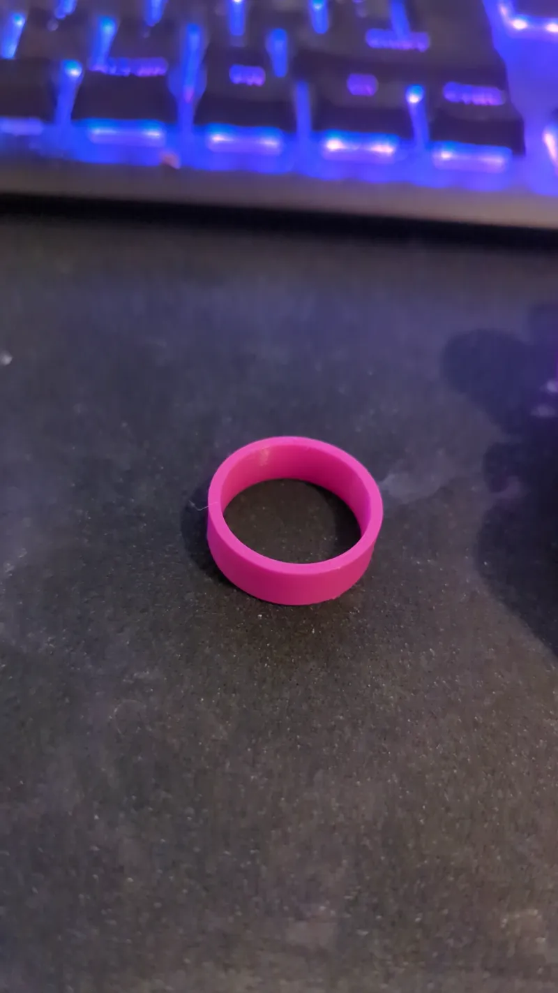 Just a plain ring for a bit larger fingers (21 mm)