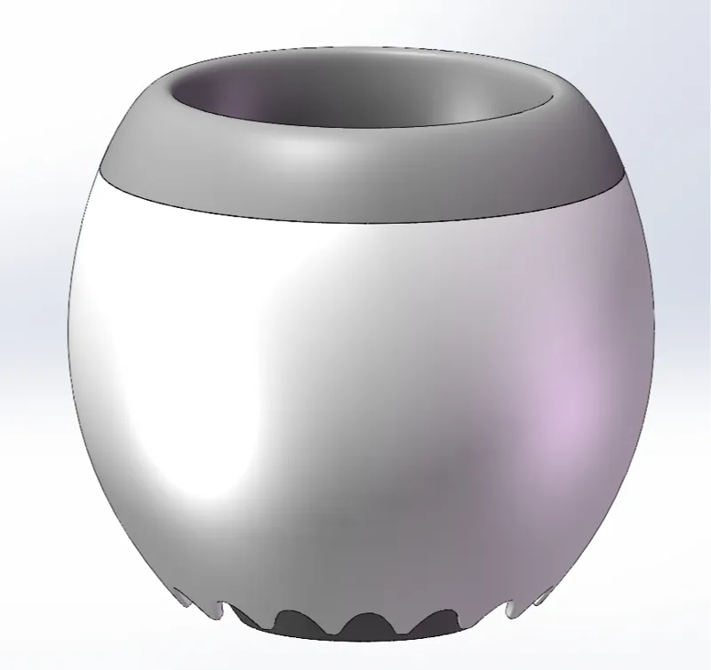 Q版航空发动机笔筒   Q-version aviation engine pen holder