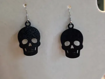 Pendientes: Fast & Easy Skull Earrings Lightweight Halloween — vista de referencia 3