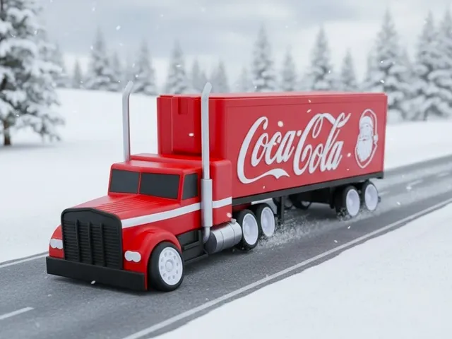 Tooned Semi truck - Xmas edition