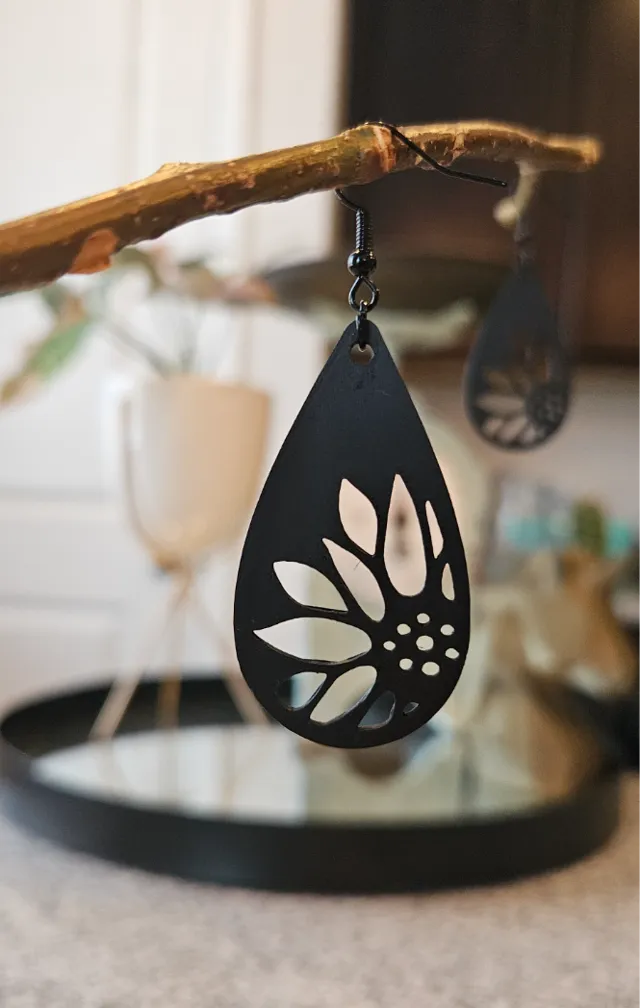 Sunflower earrings