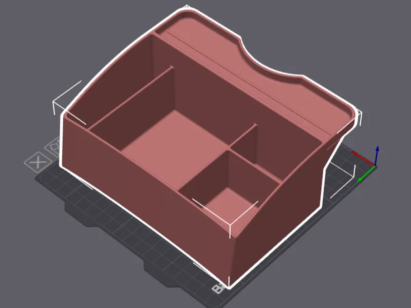 Fiat 500e organizer