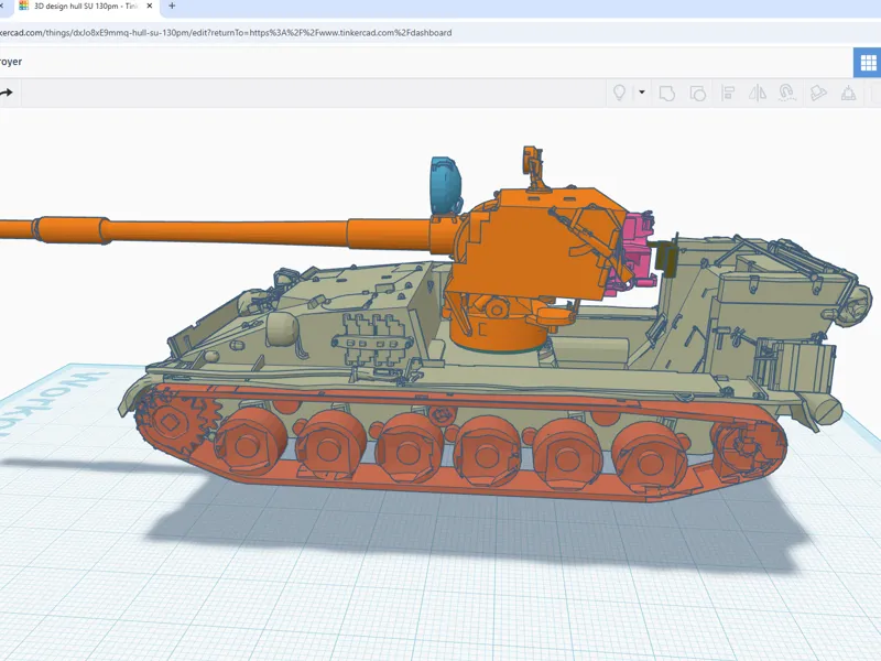 SU-130pm Tank Destroyer