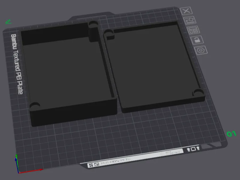 Simple Box with large magnets