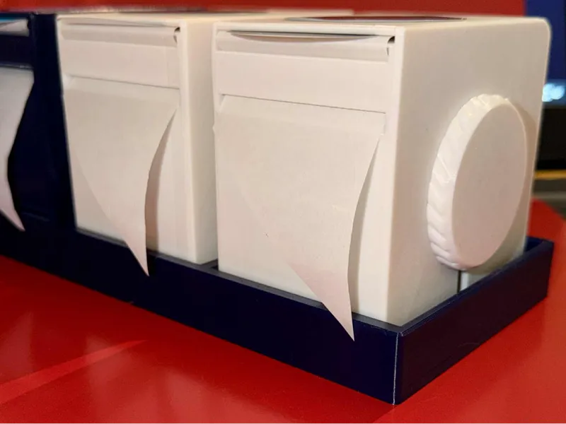 Label Dispenser Organizer - 3 Slot Tray