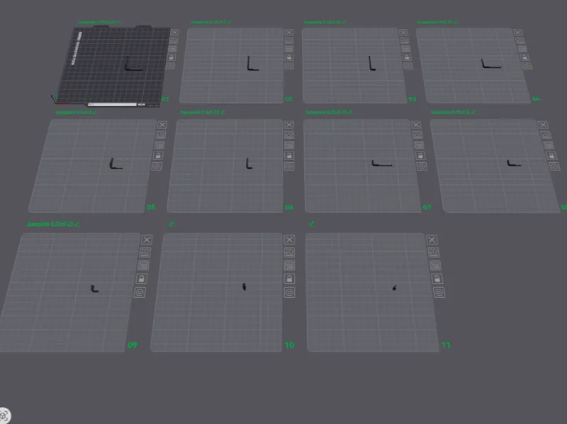 corners cut connectable gridfinity baseplates