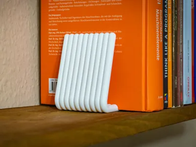 Ribbed Bookend