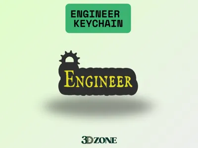 Engineer keychain