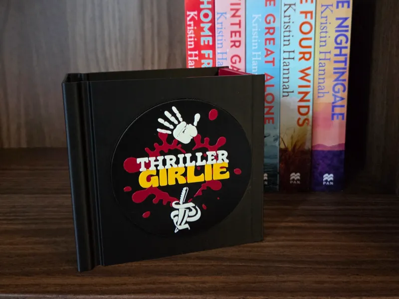 Bookmark Book Style Holder Bookshelf Thriller 