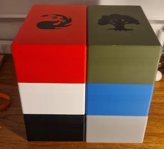 MTG TCG Bulk Storage With Mana Symbols