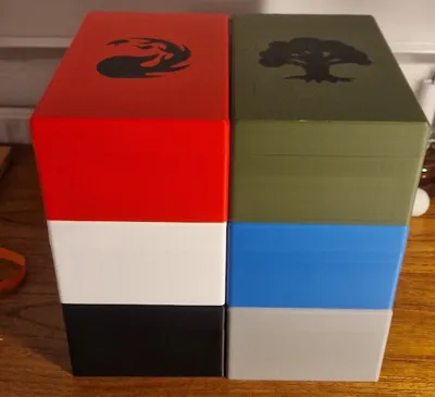 MTG TCG Bulk Storage With Mana Symbols