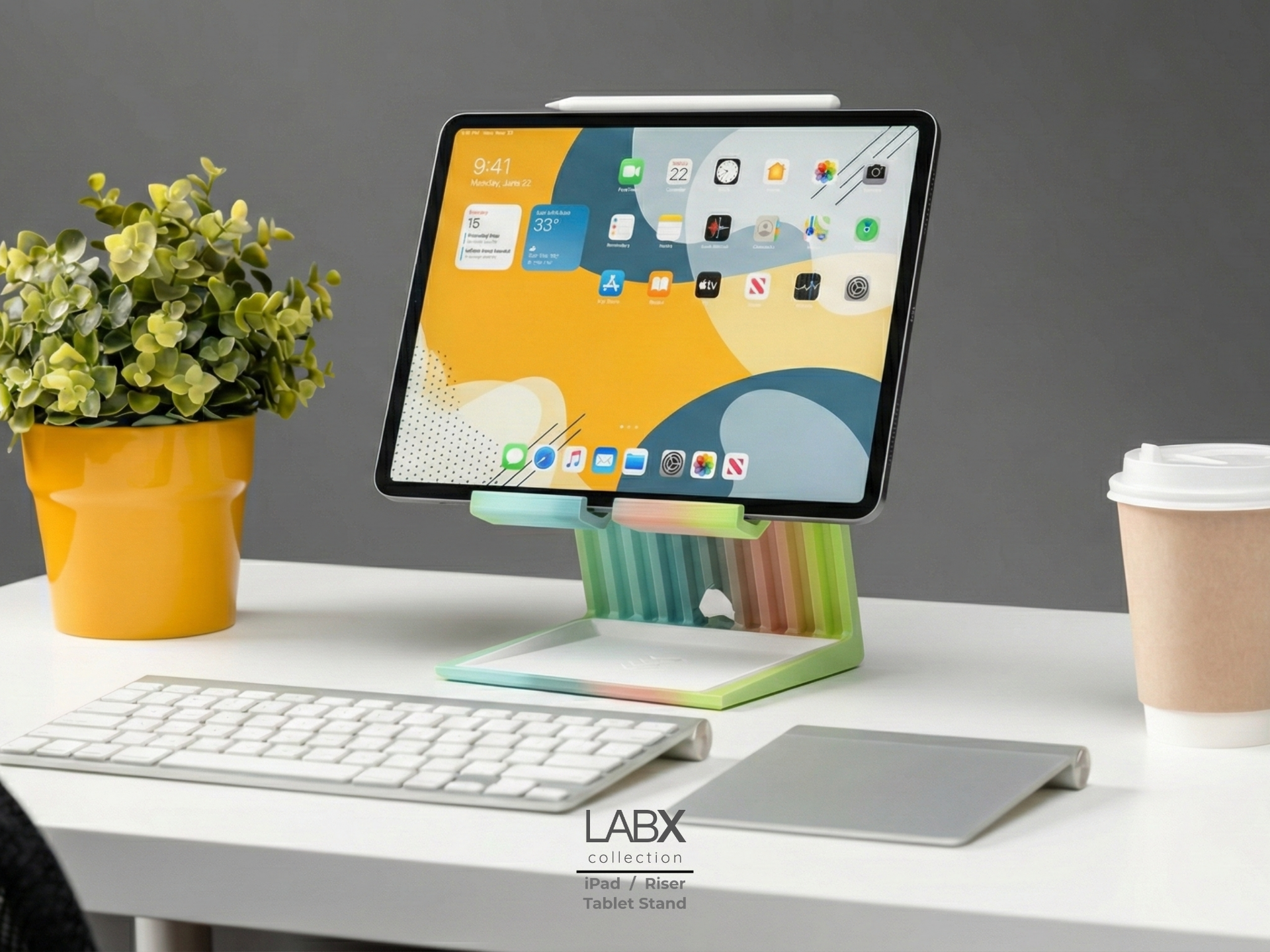 Desk iPad & Tablet Riser Stand - 1