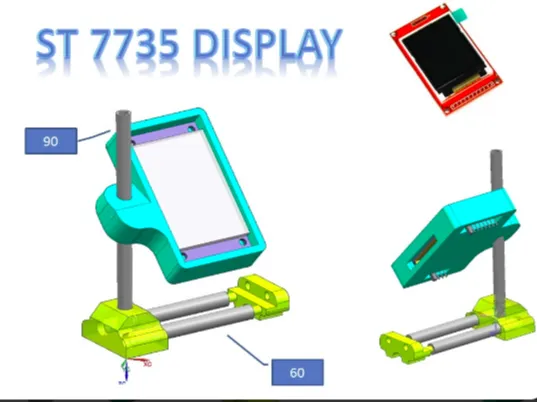 HOUSING FOR st7735 DISPLAY (ARDUINO AND SIMILAR)