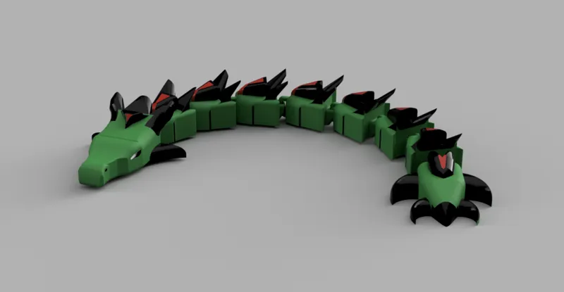 Articulated dragon queen