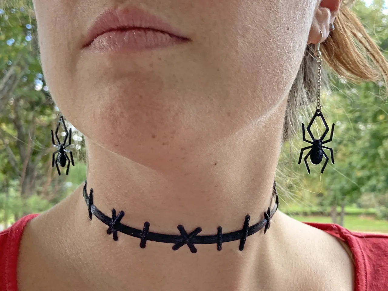 Spider Dangle Earrings view 3